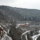 S Bahn im Schnee