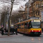 S-Bahn in der Fußgängerzone