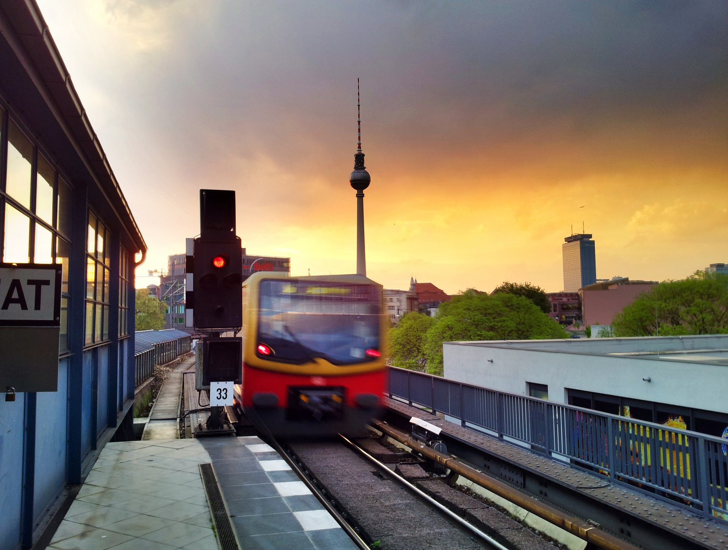 S Bahn in Hdr Berlin