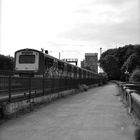 S-Bahn-Zug auf der Lombardsbrücke