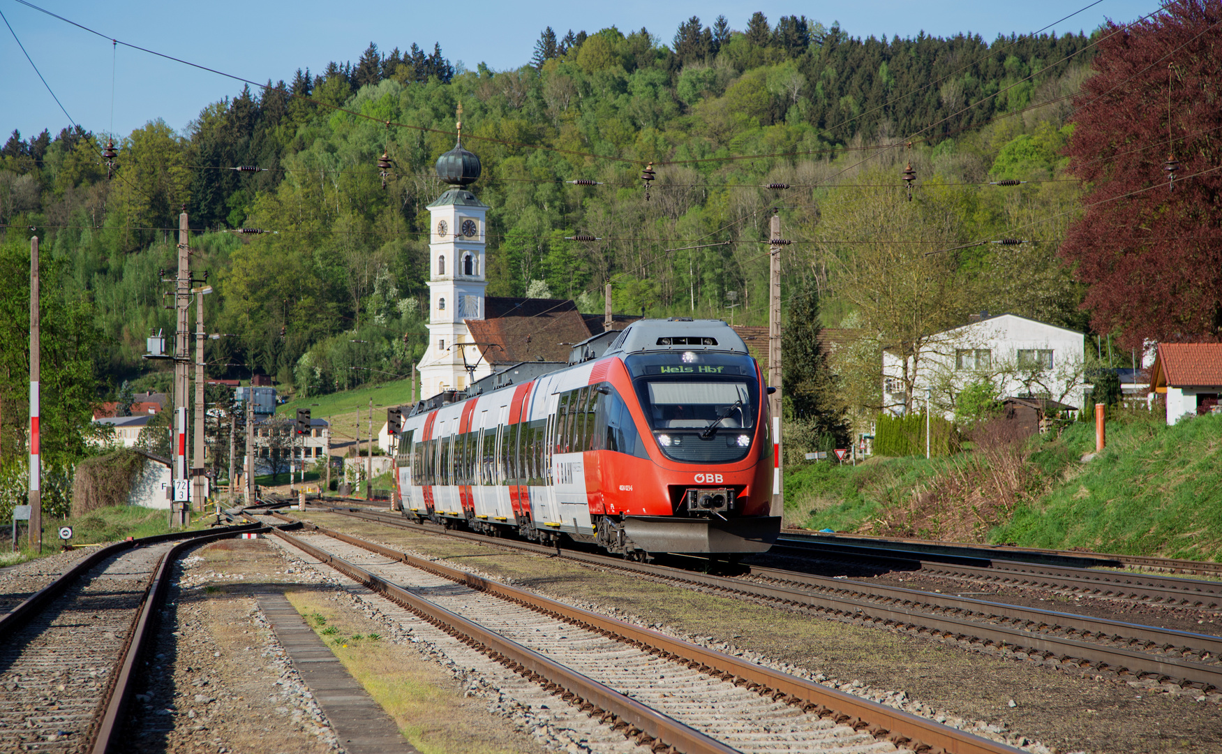 S-Bahnzug nach Wels Hbf