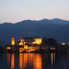 s. giulio night - lago d'orta