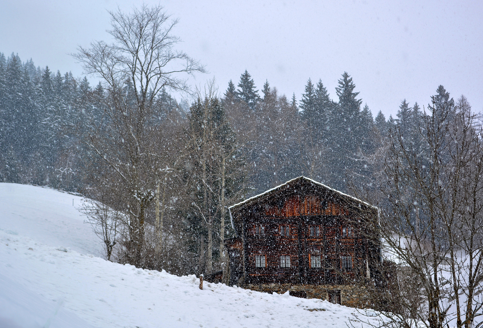 S' Huamatl im Schnea