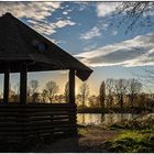 ´s wird Abend am "Vater Rhein"