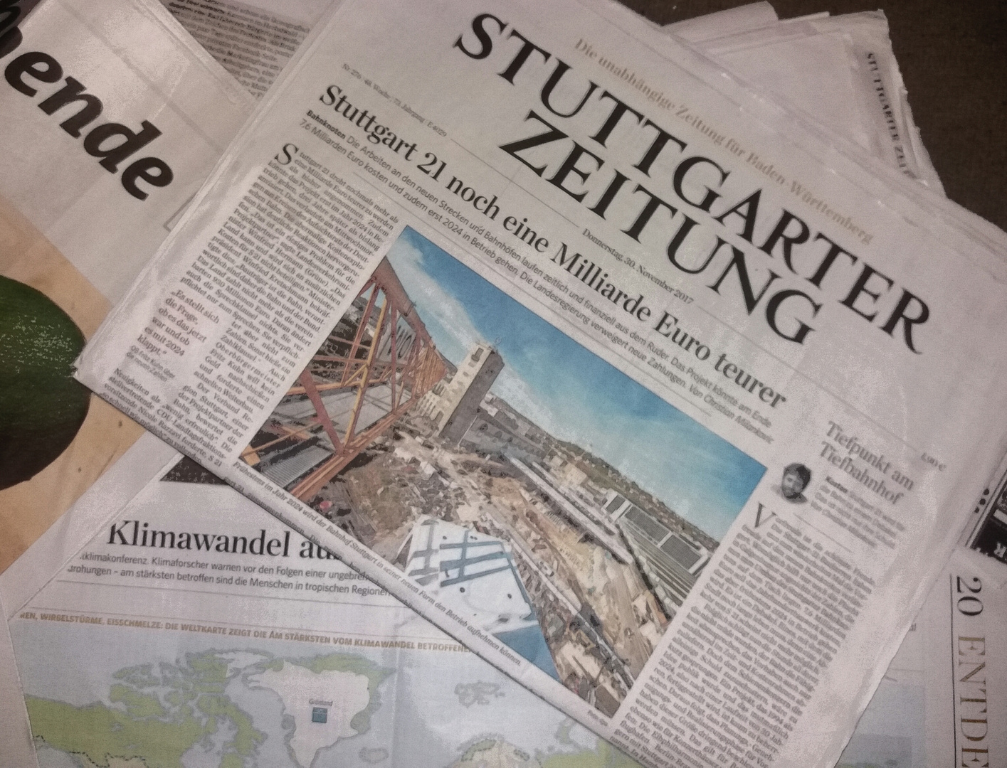 S21 noch mehr Milliarden  30.11.17   Ende oder Wende?   20171215_203345