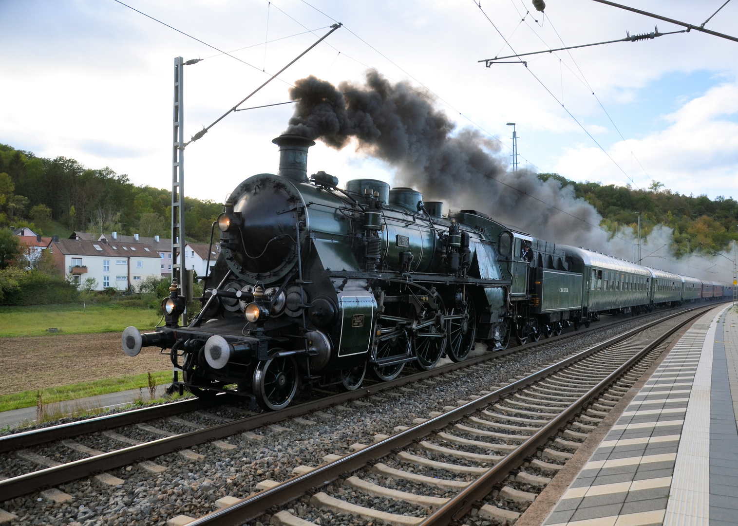 S3/6 beim Bhf Gößmannsdorf am Main