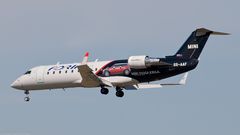 S5-AAF Adria Airways Canadair Regional Jet CRJ-200LR Mini c/s
