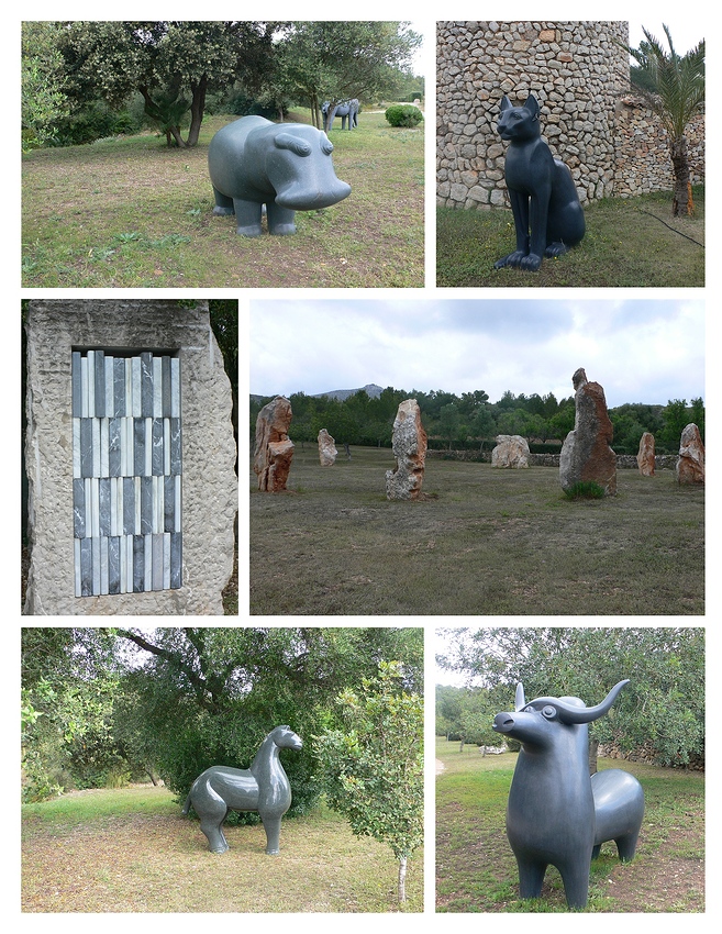 ...Sa Bassa Blanca - Skulpturenpark...