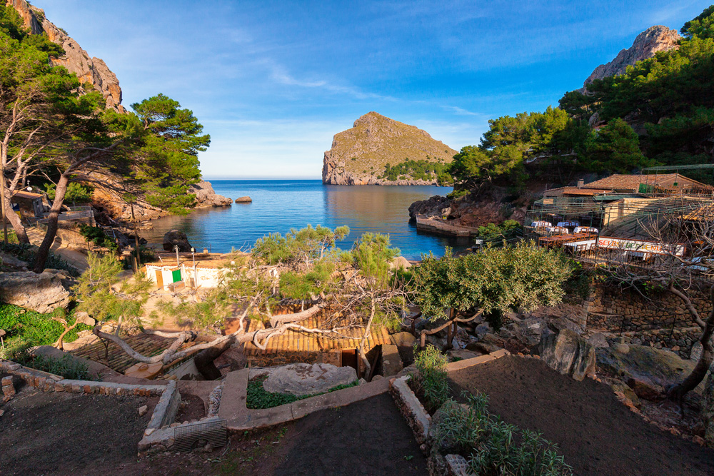 Sa Calobra in der Region Serra de Tramuntana