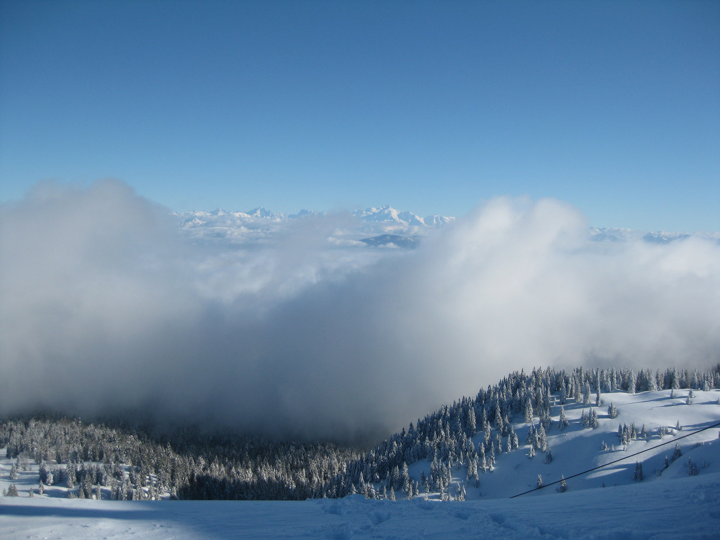 Sa majesté le Mont Blanc...