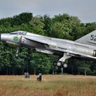 Saab Viggen bei der Landung