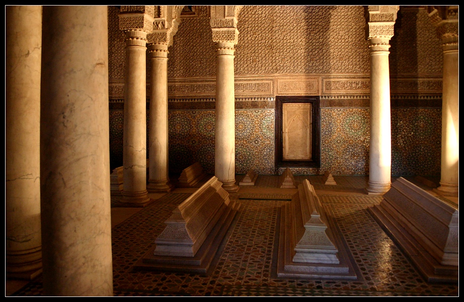 Saadier Gräber, Marrakesch, Marokko