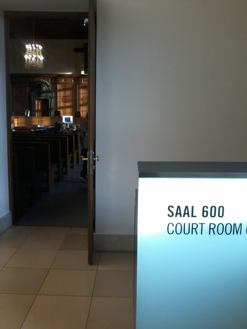Saal 600 - Court Room 600 in Nürnberg