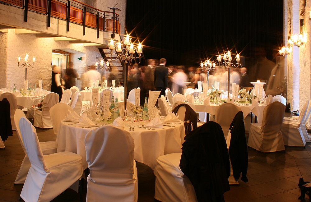 Saal bei einer Hochzeit