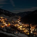 Saalbach bei Nacht