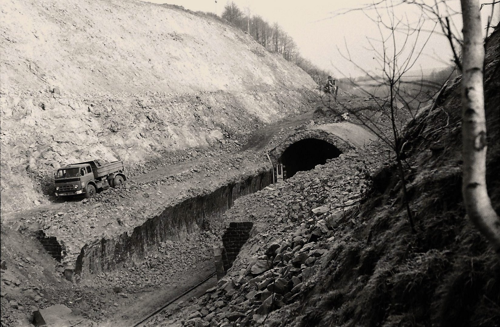 Saalbachtunnel--Abbruch