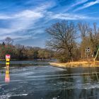 Saale-Forstwerder im Winter