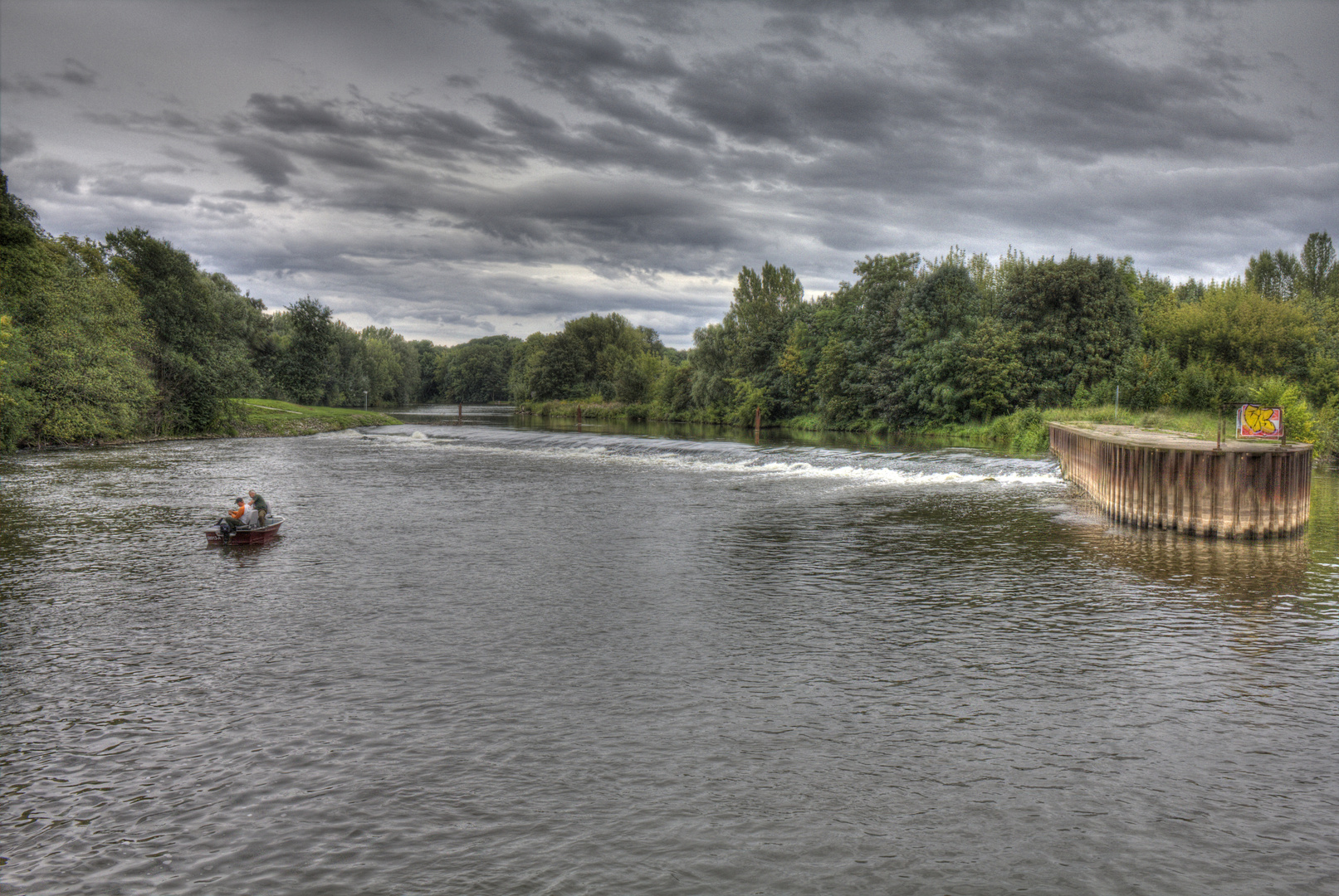 Saale im HDR