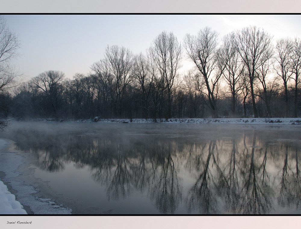 Saale im Winter