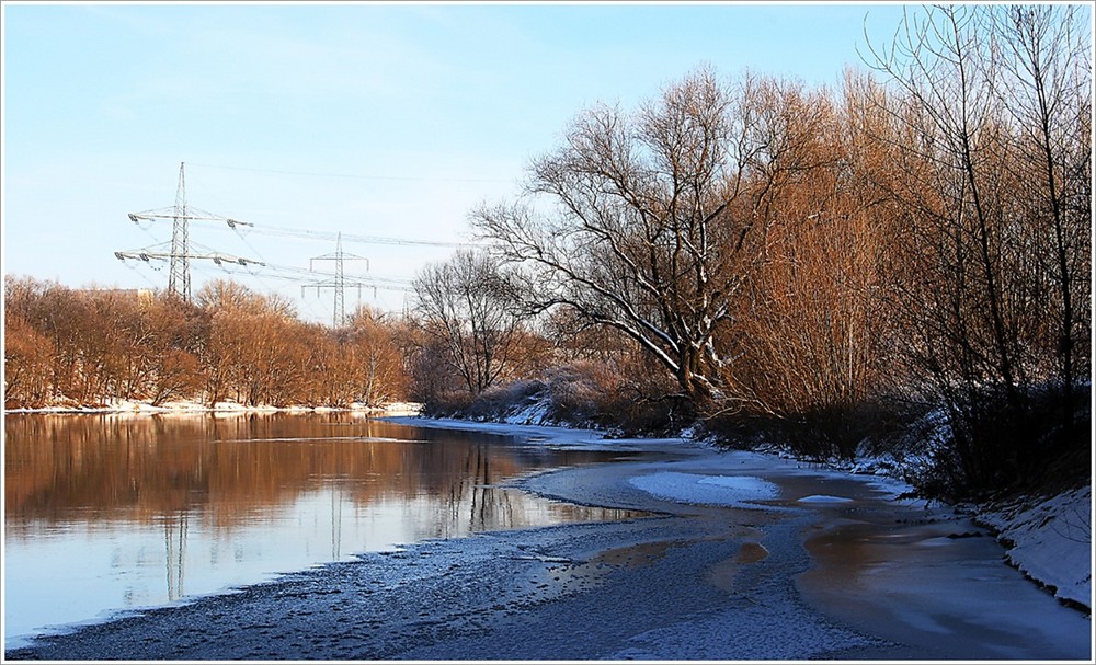 Saale im Winter (Winterimpressionen 4)