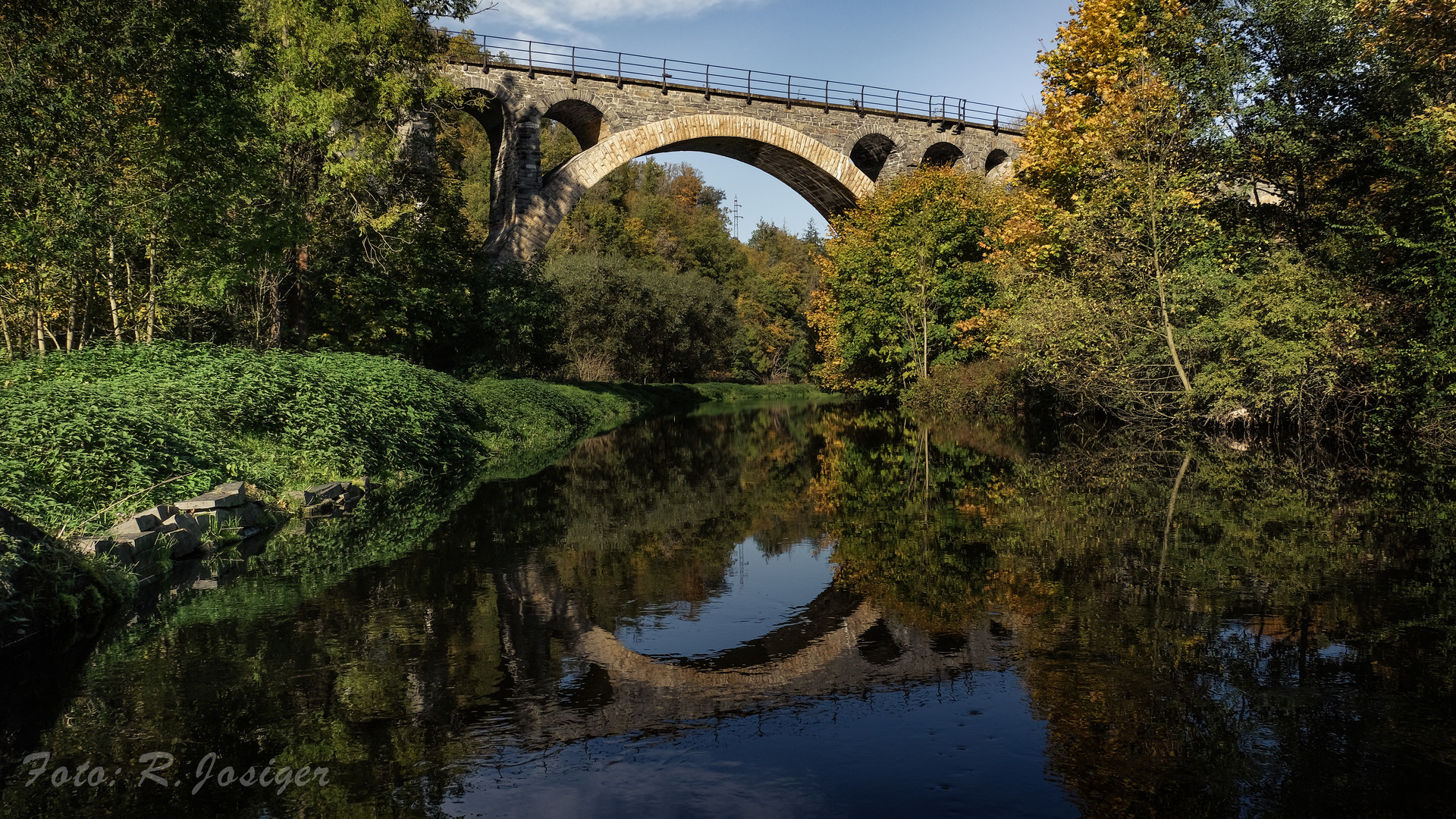 Saale-Viadukt in Ziegenrück-Oberlandbahn km 30,85