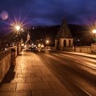 Saalebrücke Bad Kösen bei Nacht