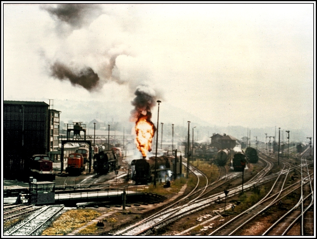 Saalfelder 44er Osterfeuer als Freitagsfoto nachgereicht