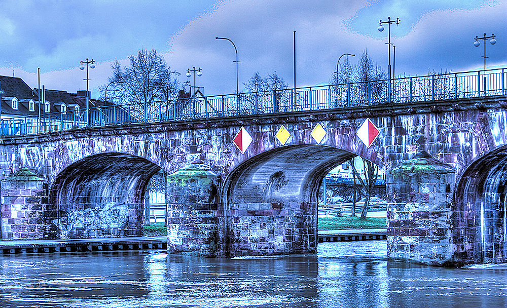 Saar-Brücke in Saarbrücken