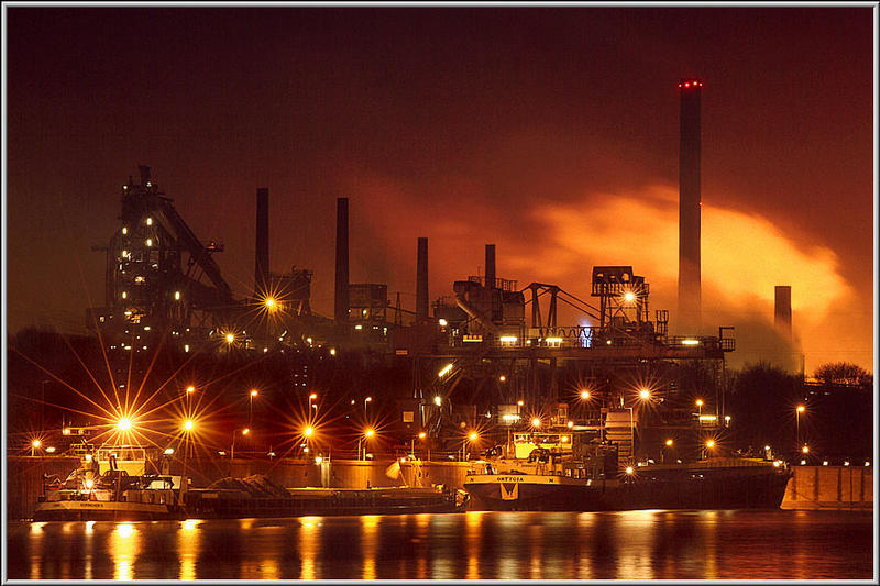 Saar-Hafen mit Hütte