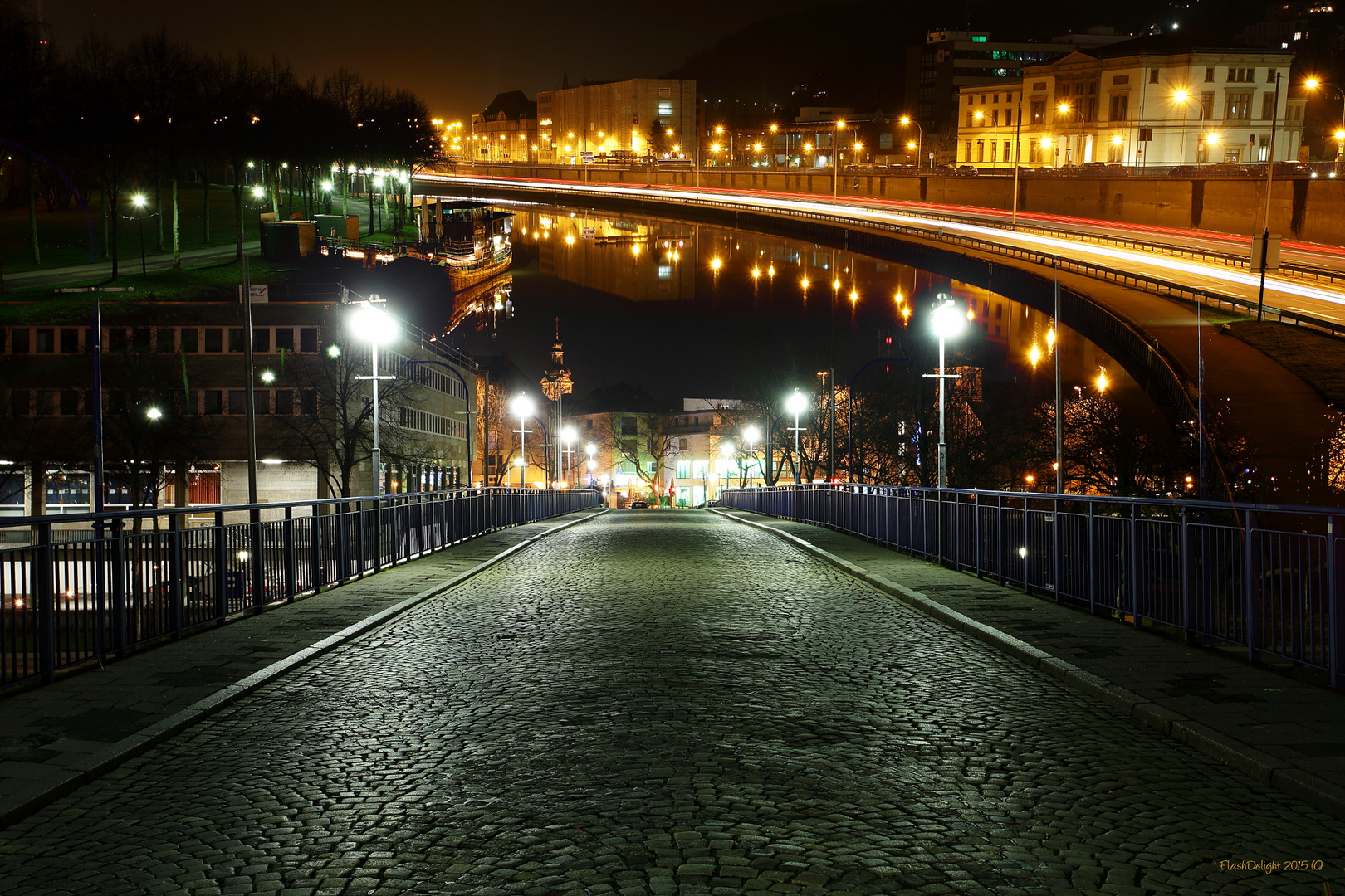 Saarbrücken bei Nacht