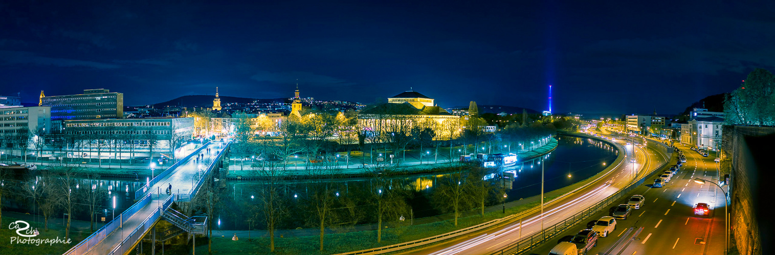 Saarbrücken bei Nacht