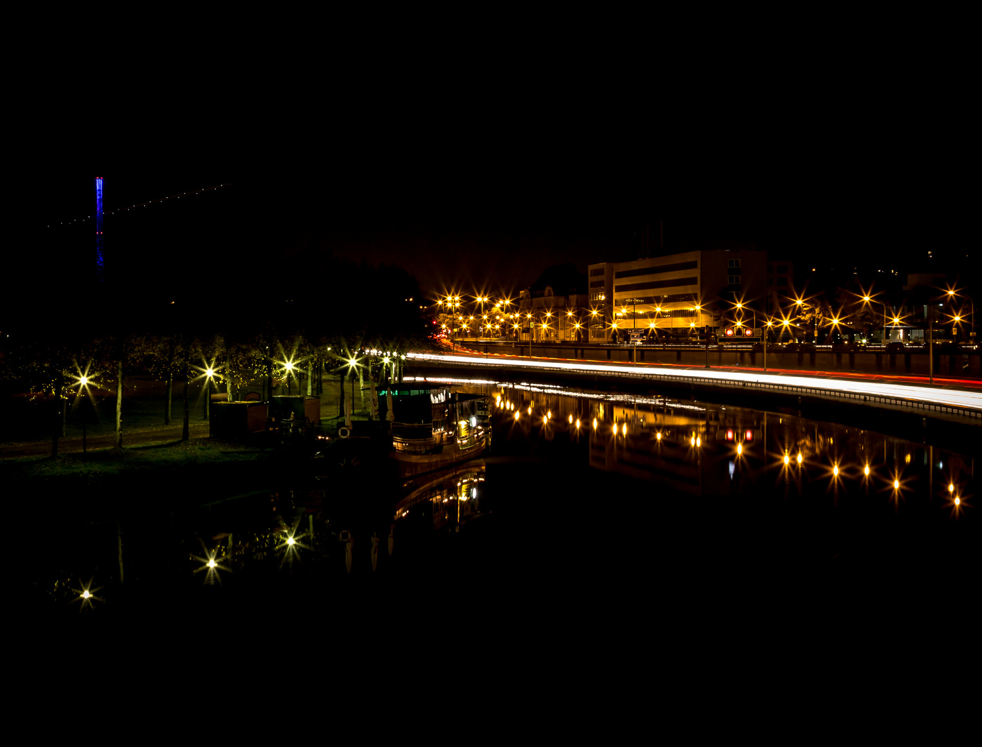 Saarbrücken bei Nacht