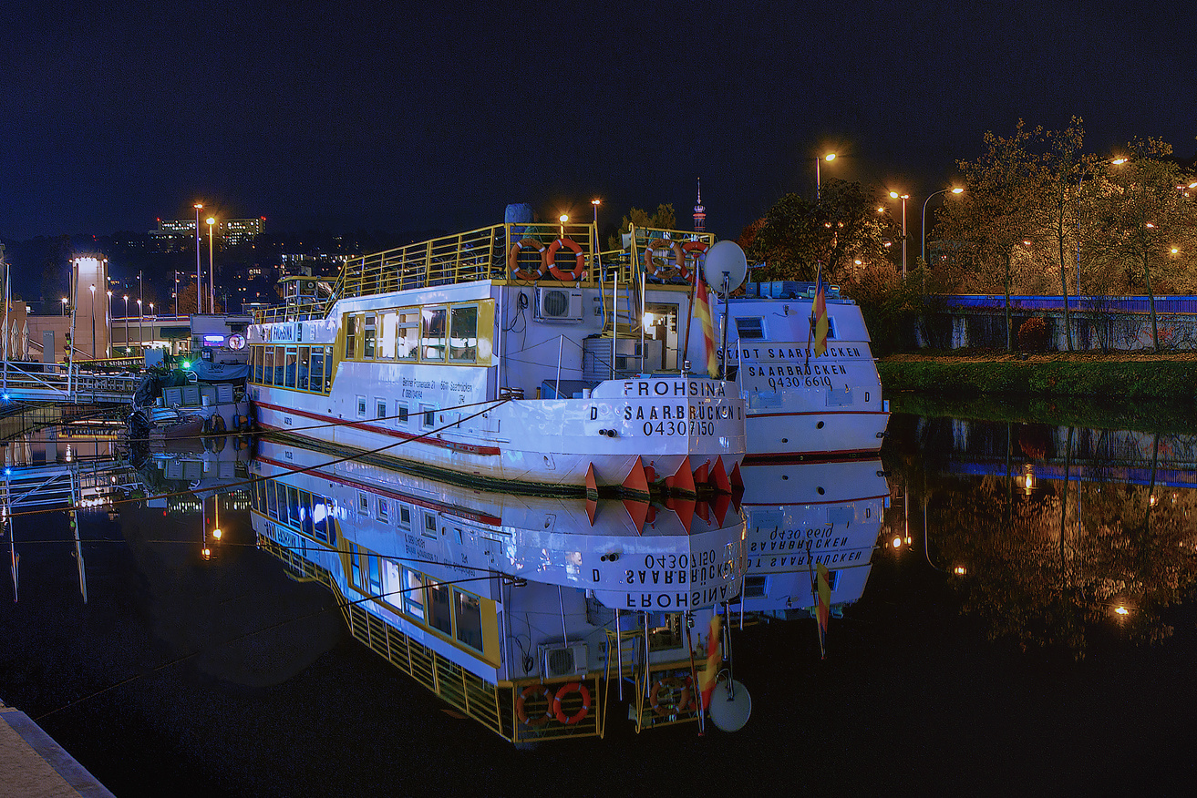 Saarbrücken bei Nacht