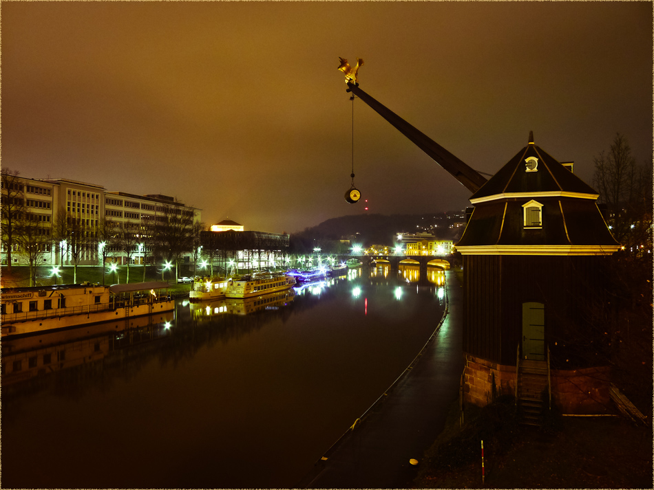 Saarbrücken bei Nacht