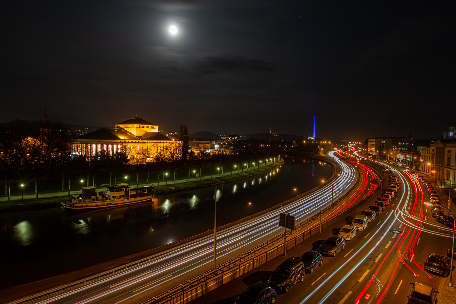 Saarbrücken bei Nacht