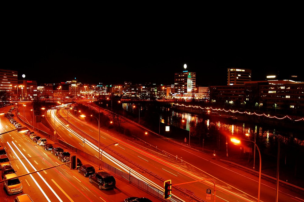 Saarbrücken bei Nacht