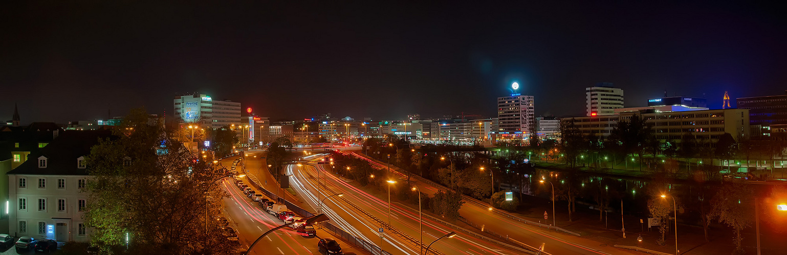 Saarbrücken bei Nacht