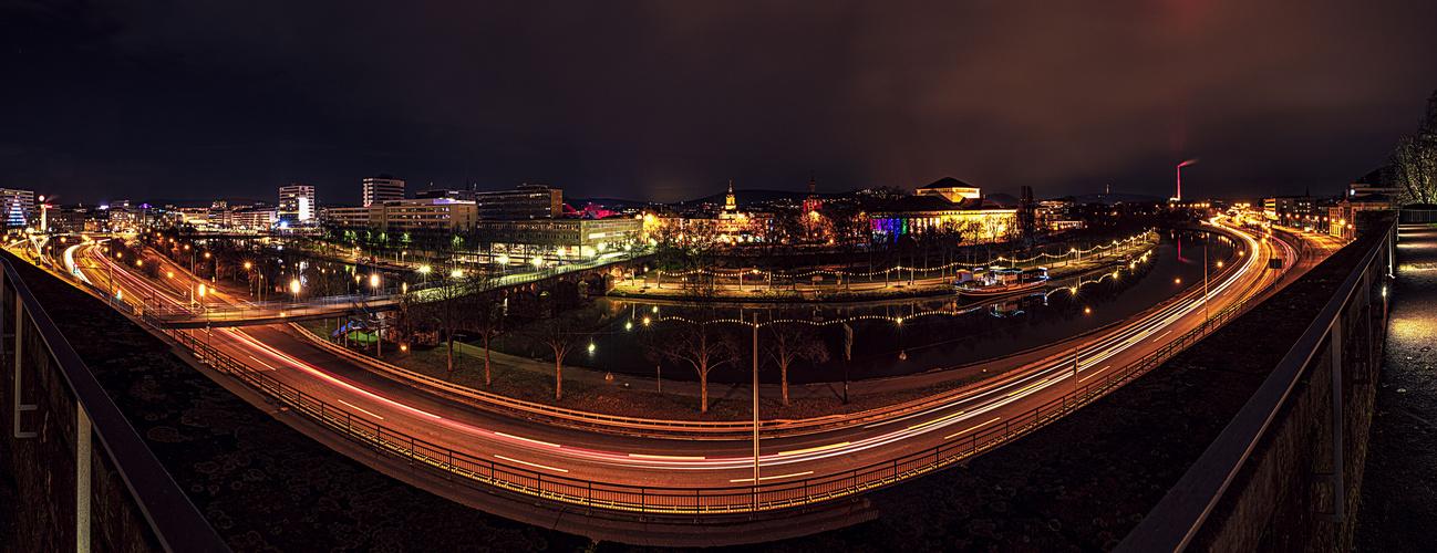 Saarbrücken bei Nacht