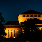 Saarbrücken bei Nacht (Stadttheater, Rückseite)