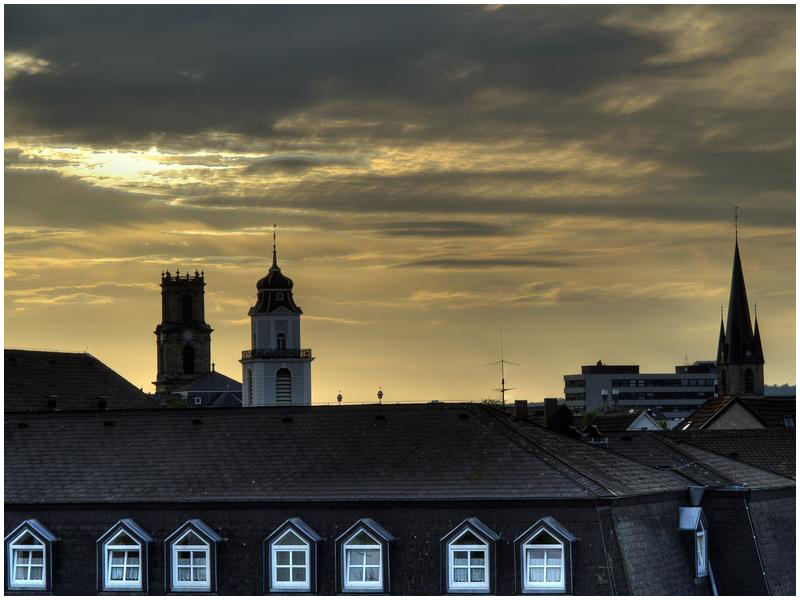 Saarbrücken: Blick vom Schlossgarten