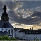 Saarbrücken: Blick vom Schlossgarten auf die Schlosskirche