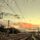 Saarbrücken HBF - ohne HBF, aber mit Sonnenaufgang