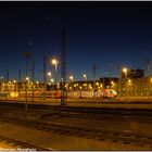 Saarbrücker Hauptbahnhof bei Nacht