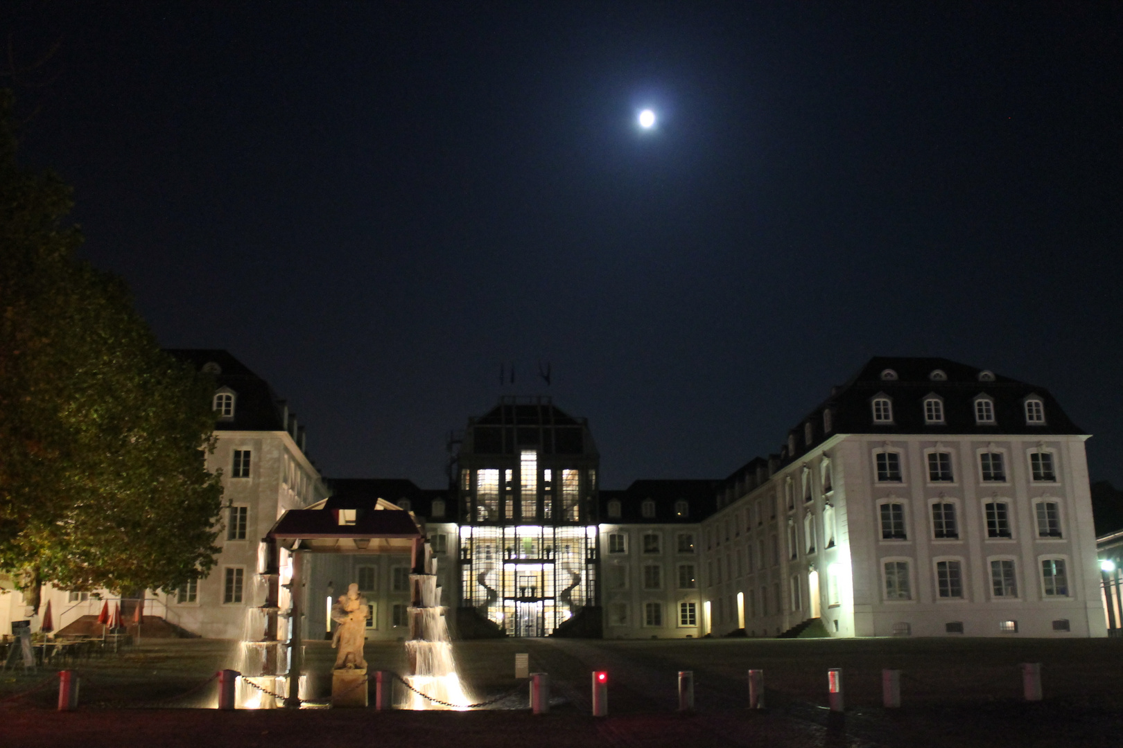 Saarbrücker Schloss bei Nacht