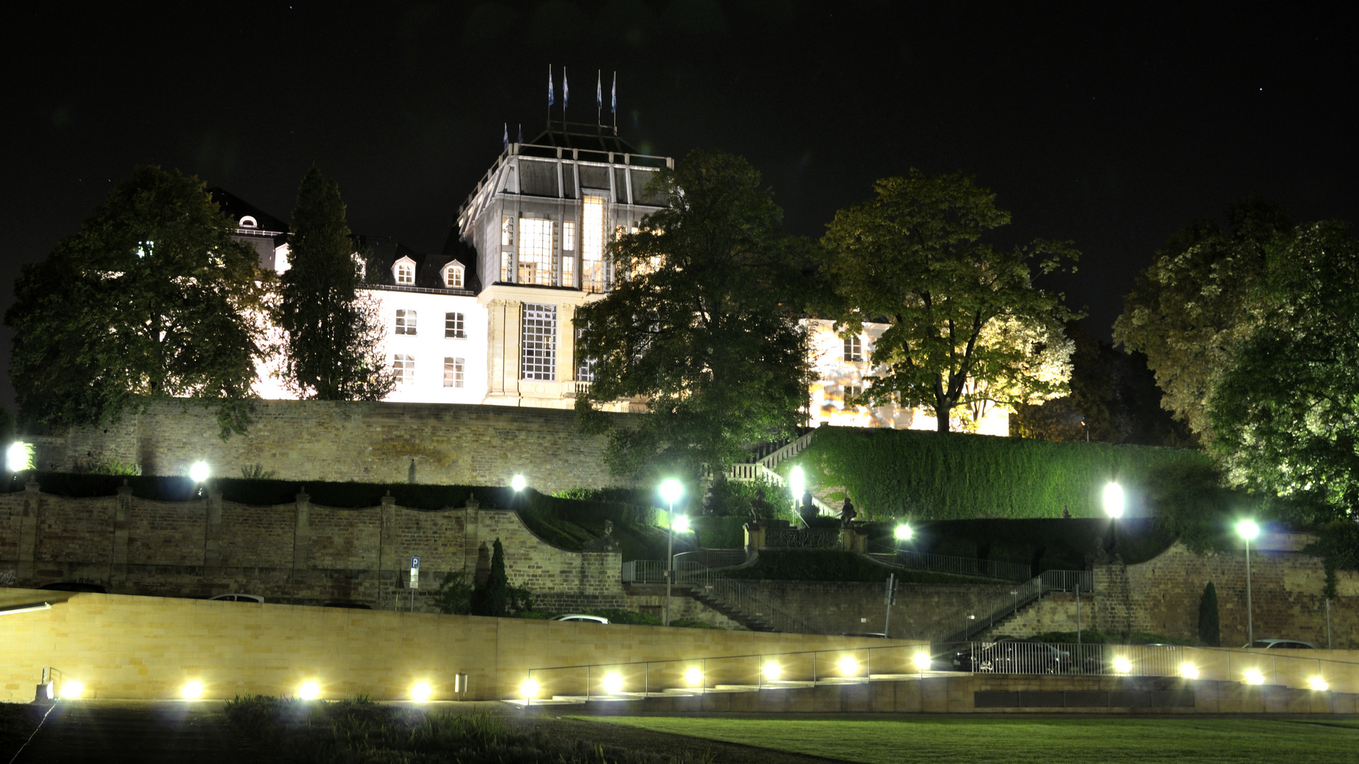 Saarbrücker Schloss Rückansicht