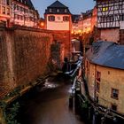 Saarburg am Leuk - Wasserfall zur Bau-Grauen Stunde