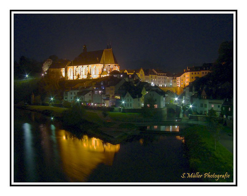 ...Saarburg an einem Novemberabend...