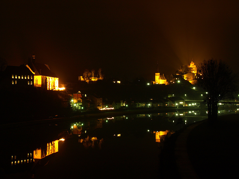 Saarburg bei Nacht 6