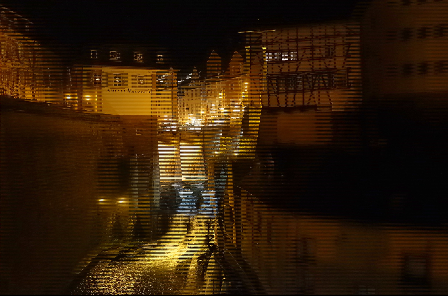 Saarburg bei Nacht 8 (3D)