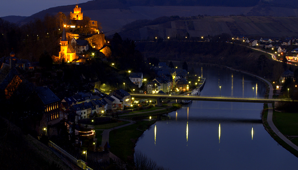 Saarburg bei Nacht 8